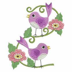 Cute Bird Adornment 10 machine embroidery designs
