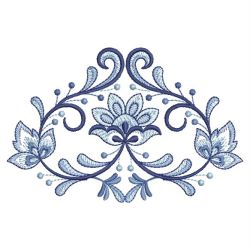 Blue and White Flowers 01