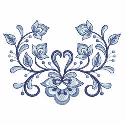 Blue and White Flowers 05