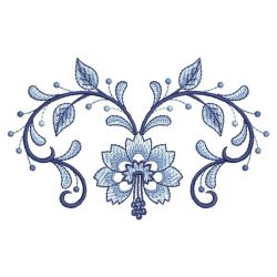 Blue and White Flowers 08