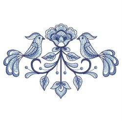 Blue and White Birds 1 03