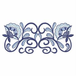 Blue and White Borders 10