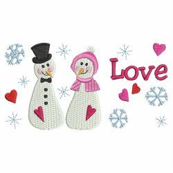 Valentine Snowman 02