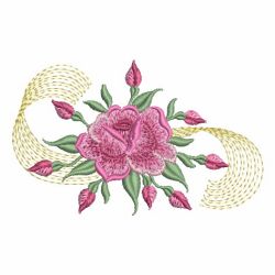 Bullion Roses 01 machine embroidery designs