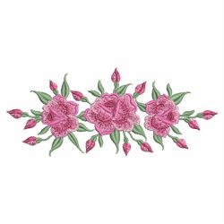 Bullion Roses 04 machine embroidery designs