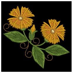 Elegant Cornflower 04 machine embroidery designs