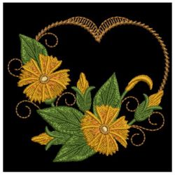 Elegant Cornflower 05 machine embroidery designs