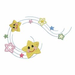Heirloom Cute Stars 02 machine embroidery designs