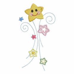 Heirloom Cute Stars 04 machine embroidery designs