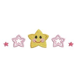 Heirloom Cute Stars 07 machine embroidery designs