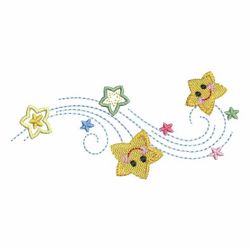 Heirloom Cute Stars 08 machine embroidery designs