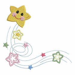 Heirloom Cute Stars 09 machine embroidery designs