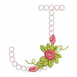 Crystal Rose Alphabets 10 machine embroidery designs