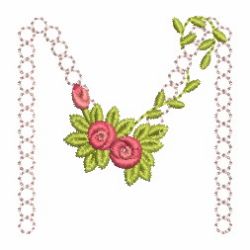 Crystal Rose Alphabets 13 machine embroidery designs