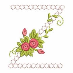 Crystal Rose Alphabets 26 machine embroidery designs