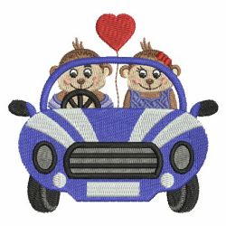 Cute Valentine Monkey 10 machine embroidery designs