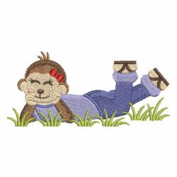 Cute Valentine Monkey 13 machine embroidery designs