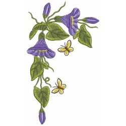 Cute Morning Glory 08 machine embroidery designs