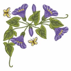 Cute Morning Glory 09 machine embroidery designs