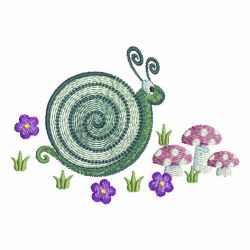 Spring Small Snail 01 machine embroidery designs