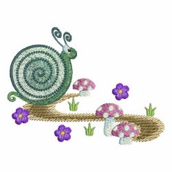 Spring Small Snail 02 machine embroidery designs