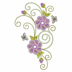 Heirloom Purple Flower 2 07 machine embroidery designs