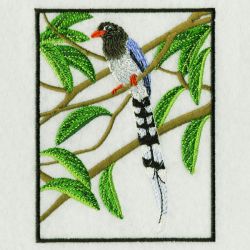 Blue Magpie 08 machine embroidery designs