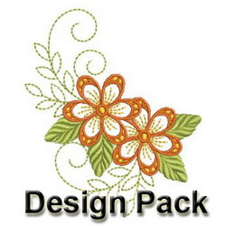 Heirloom Flower Adornment machine embroidery designs