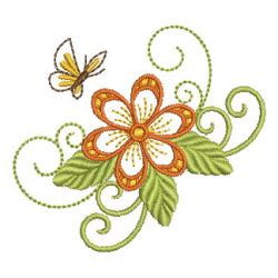 Heirloom Flower Adornment 03 machine embroidery designs