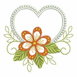 Heirloom Flower Adornment 04 machine embroidery designs