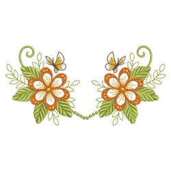 Heirloom Flower Adornment 07 machine embroidery designs