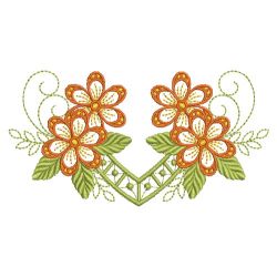 Heirloom Flower Adornment 08 machine embroidery designs