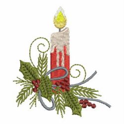 Christmas Candles 01 machine embroidery designs