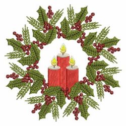 Christmas Candles 15 machine embroidery designs