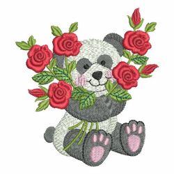 Cute Panda Bears 02 machine embroidery designs