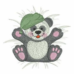 Cute Panda Bears 05 machine embroidery designs