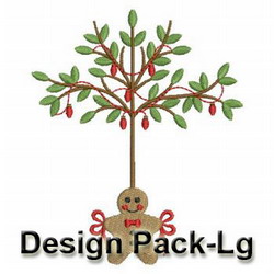 Cute Christmas Trees machine embroidery designs