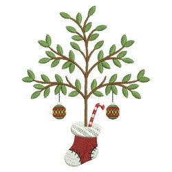 Cute Christmas Trees 04 machine embroidery designs