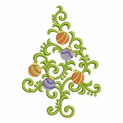 Curly Christmas 01 machine embroidery designs