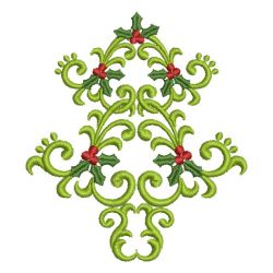 Curly Christmas 06 machine embroidery designs