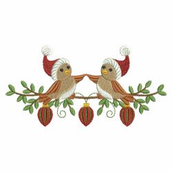 Christmas Birds 02 machine embroidery designs