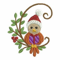 Christmas Birds 06 machine embroidery designs