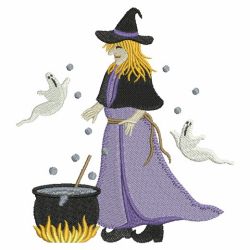 Halloween Witch 02 machine embroidery designs