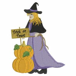 Halloween Witch 04 machine embroidery designs