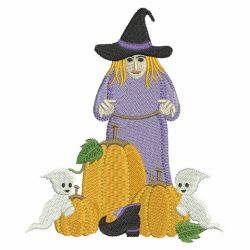 Halloween Witch 09 machine embroidery designs