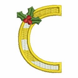 Christmas Alphabets 03 machine embroidery designs