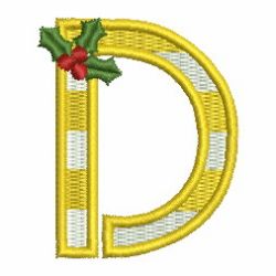 Christmas Alphabets 04 machine embroidery designs