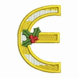 Christmas Alphabets 05 machine embroidery designs