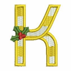 Christmas Alphabets 11 machine embroidery designs