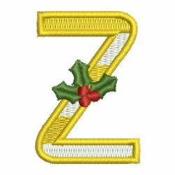 Christmas Alphabets 26 machine embroidery designs